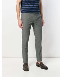 Pantalon chino gris foncé Incotex