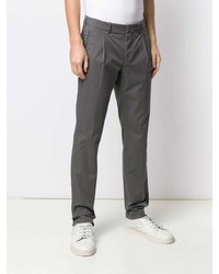 Pantalon chino gris foncé Incotex