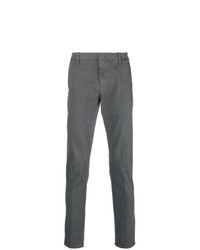 Pantalon chino gris foncé Dondup