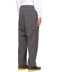 Pantalon chino gris foncé Nanamica