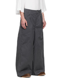 Pantalon chino gris foncé Hed Mayner