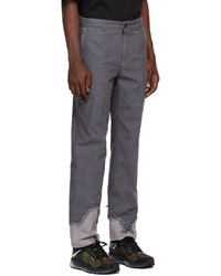 Pantalon chino gris foncé Incotex Red x FACETASM