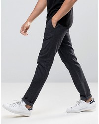 Pantalon chino gris foncé Selected