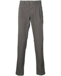 Pantalon chino gris foncé Incotex