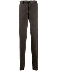 Pantalon chino gris foncé Incotex