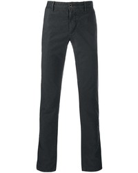 Pantalon chino gris foncé Incotex