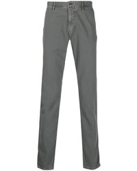 Pantalon chino gris foncé Incotex