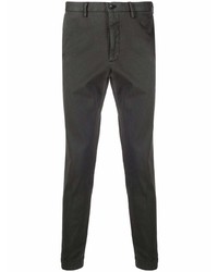 Pantalon chino gris foncé Incotex