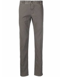 Pantalon chino gris foncé Incotex