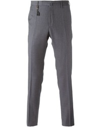 Pantalon chino gris foncé Incotex