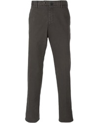 Pantalon chino gris foncé Incotex