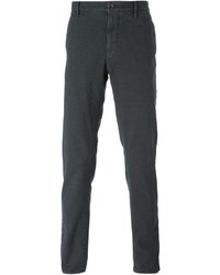 Pantalon chino gris foncé Incotex