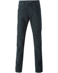 Pantalon chino gris foncé Incotex