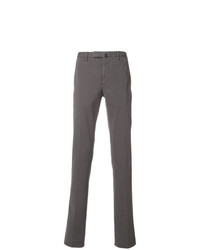 Pantalon chino gris foncé Incotex