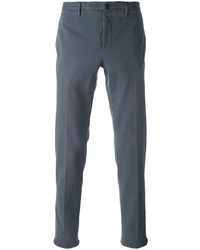 Pantalon chino gris foncé Incotex