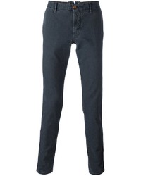 Pantalon chino gris foncé Incotex