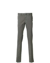 Pantalon chino gris foncé Incotex