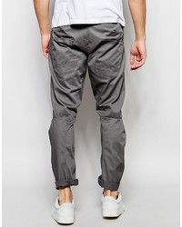 Pantalon chino gris foncé Jack and Jones