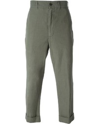 Pantalon chino gris foncé Lardini