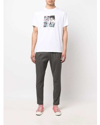 Pantalon chino gris foncé Dondup