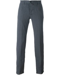 Pantalon chino gris foncé Massimo Alba