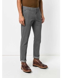 Pantalon chino gris foncé Dondup