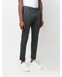 Pantalon chino gris foncé Dondup