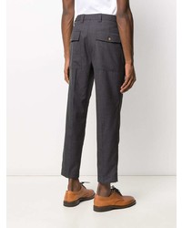 Pantalon chino gris foncé Brunello Cucinelli