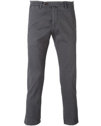 Pantalon chino gris foncé