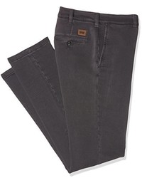 Pantalon chino gris foncé