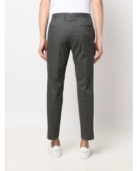 Pantalon chino gris foncé Incotex