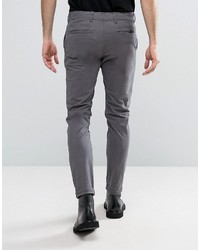 Pantalon chino gris foncé AllSaints