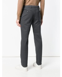 Pantalon chino gris foncé Lardini