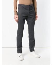 Pantalon chino gris foncé Lardini