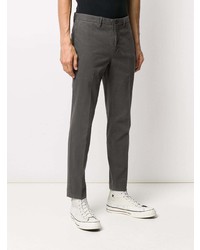 Pantalon chino gris foncé Incotex