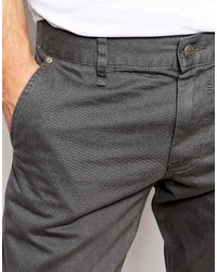 Pantalon chino gris foncé Solid