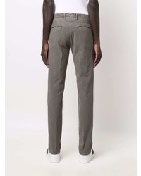 Pantalon chino gris foncé Incotex