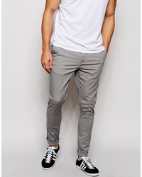 Pantalon chino gris Asos