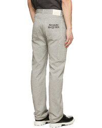 Pantalon chino gris Alexander McQueen