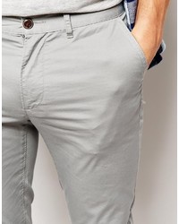 Pantalon chino gris Asos