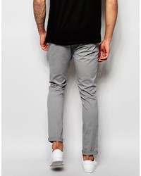 Pantalon chino gris Asos