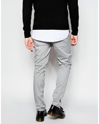 Pantalon chino gris Asos