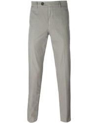 Pantalon chino gris Brunello Cucinelli