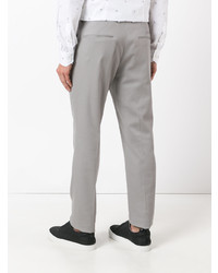 Pantalon chino gris Fendi