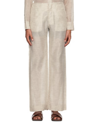 Pantalon chino gris Gabriela Coll Garments