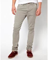 Pantalon chino gris Nudie Jeans