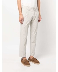 Pantalon chino gris Dell'oglio