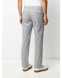 Pantalon chino gris Canali