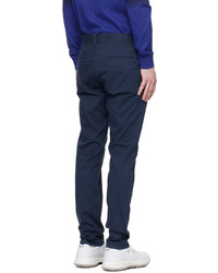 Pantalon chino imprimé bleu marine BOSS