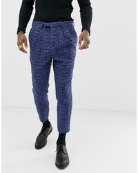 Pantalon chino imprimé bleu Twisted Tailor